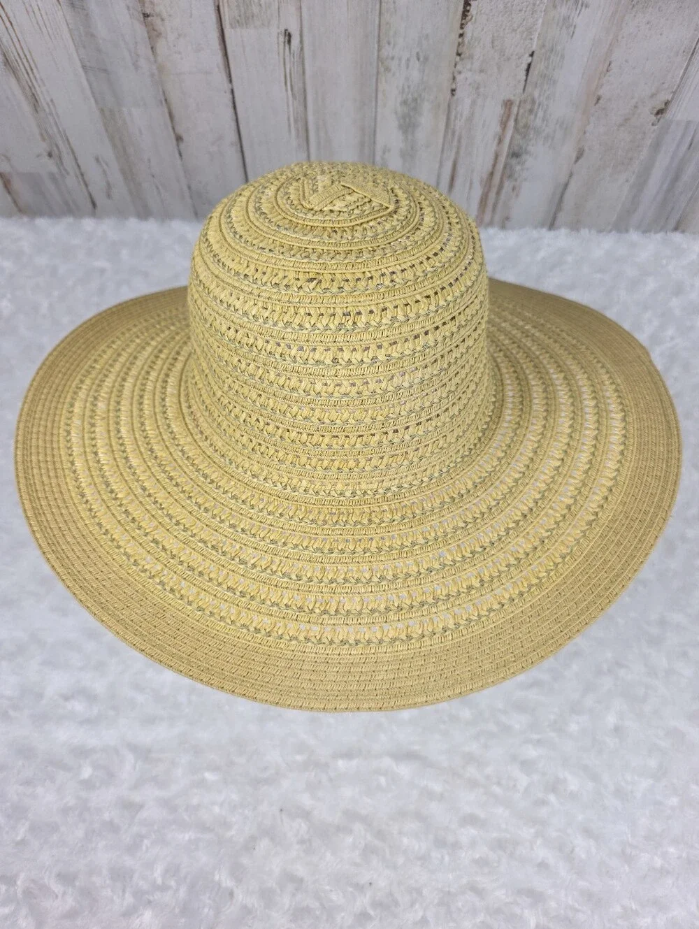 Shade & Shore Straw Sun Hat Natural One Size